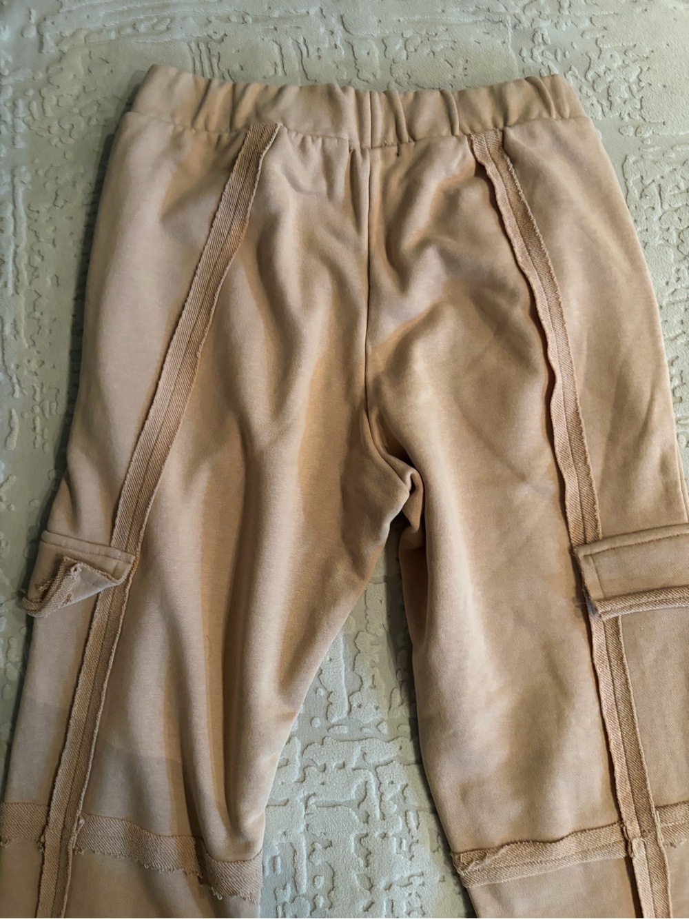 Forever 21 Kids Beige Cargo Jogger Pants